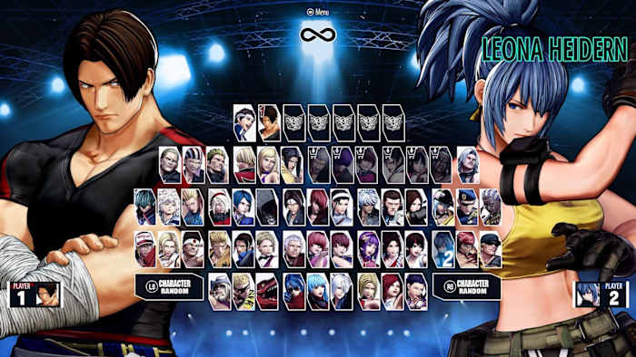 KOF's 3v3 teams means you get to play more characters per match.